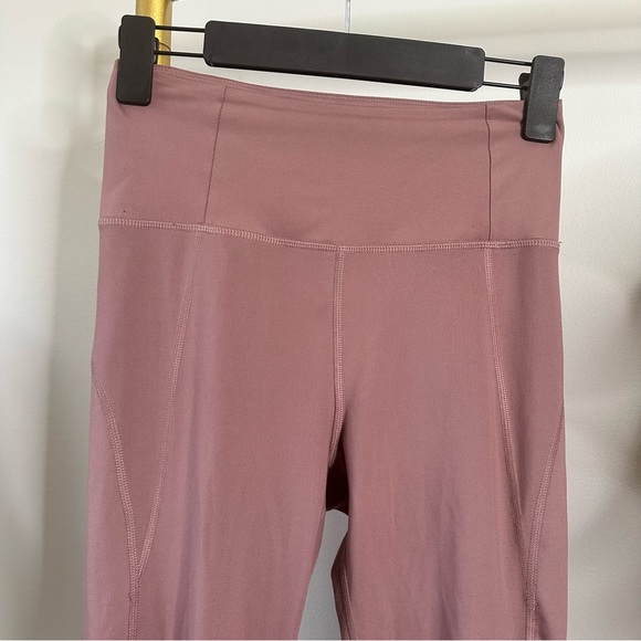 Girlfriend Collective Compressive Full Length Leggings in Rosebud Pink - Picture 3 of 7